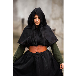 Skjoldehamm hood Halfdan, black - Celtic Webmerchant