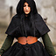 Hooddan di Skjoldehamm Hood, nero - Celtic Webmerchant