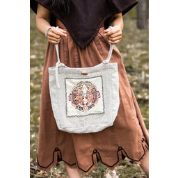 Embroidered viking bag Urnes with herringbone pattern - Celtic Webmerchant