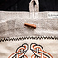 Embroidered viking bag Urnes with herringbone pattern - Celtic Webmerchant