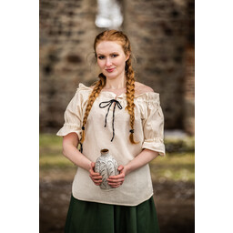 Middeleeuwse blouse Amelia, naturel - Celtic Webmerchant