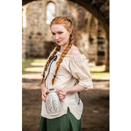Middelalderlig bluse Amelia, naturlig - Celtic Webmerchant