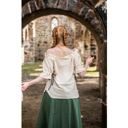 Mittelalterliche Bluse Amelia, natürlich - Celtic Webmerchant