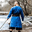 Túnica vikinga de lino halvar, azul - Celtic Webmerchant