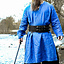 Túnica vikinga de lino halvar, azul - Celtic Webmerchant