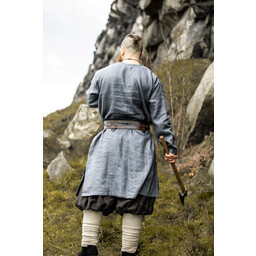 Viking tuniek Halvar linnen, blauw-grijs - Celtic Webmerchant