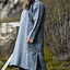 Viking tuniek Halvar linnen, blauw-grijs - Celtic Webmerchant