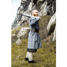 Viking Tunic Linen Halvar, Blue-Grey - Celtic Webmerchant
