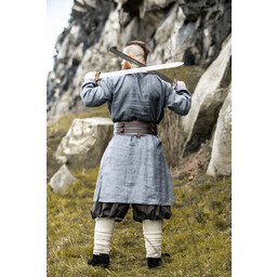 Viking tunique en lin halvar, bleu-gris - Celtic Webmerchant