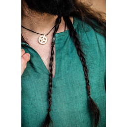 Viking tunique en lin halvar, vert - Celtic Webmerchant