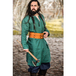 Tunik Viking Linen Halvar, zielony - Celtic Webmerchant