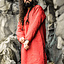 Tunica vichinga in lino Halvar, rosso - Celtic Webmerchant