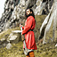 Viking tunic linen Halvar, red - Celtic Webmerchant