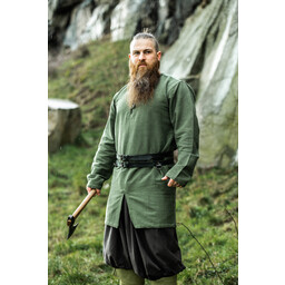 Túnica vikinga Balduin, verde - Celtic Webmerchant