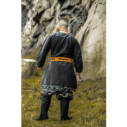 Viking tuniek Farulfr, zwart - Celtic Webmerchant