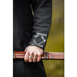 Túnica vikinga farulfr, negro - Celtic Webmerchant