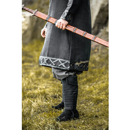 Túnica vikinga farulfr, negro - Celtic Webmerchant