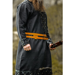 Viking tunic Farulfr, black - Celtic Webmerchant