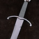 Deepeeka Espada medieval con cruceta doblada - Celtic Webmerchant