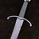 Deepeeka Mittelalterliches Schwert mit gebogener Parierstange - Celtic Webmerchant