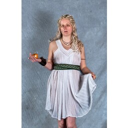 Göttinnenkleid Hera, kurz, weiß - Celtic Webmerchant