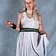 Godinnen Jurk Hera, kort, wit - Celtic Webmerchant