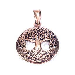 Knotted tree of life, bronze - Celtic Webmerchant