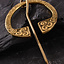 Brass Irish fibula - Celtic Webmerchant