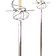 Deepeeka German rapier with bone grip - Celtic Webmerchant