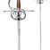 Hanwei Duitse rapier met gedraaide mand - Celtic Webmerchant