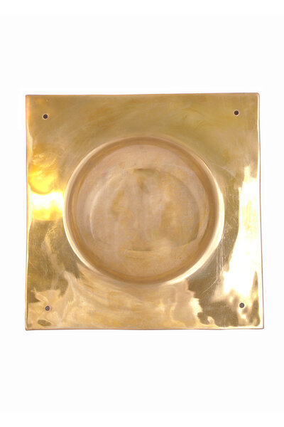 Umbone quadrato in ottone - Celtic Webmerchant