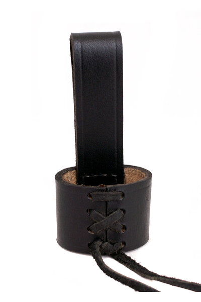 Belt holder for dagger, black - Celtic Webmerchant
