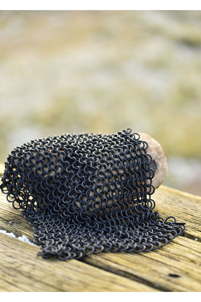 Bronsat ringbrynjestycke, ej nitad, 8 mm - Celtic Webmerchant