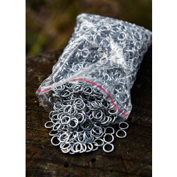 1 kg de anillos de cota de malla galvanizados, sin remaches, 8 mm - Celtic Webmerchant
