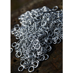 1 kg de anillos de cota de malla galvanizados, sin remaches, 8 mm - Celtic Webmerchant