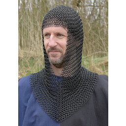 Coif mit dreieckigem Ausschnitt, gebräunte, 9 mm - Celtic Webmerchant