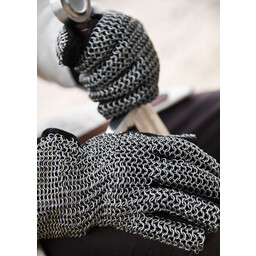 Chain mail gloves, zinc-plated, 6 mm - Celtic Webmerchant