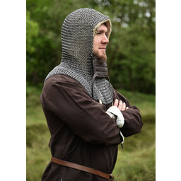 Coif with square visor, 8 mm - Celtic Webmerchant