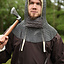 Coif with square visor, 8 mm - Celtic Webmerchant