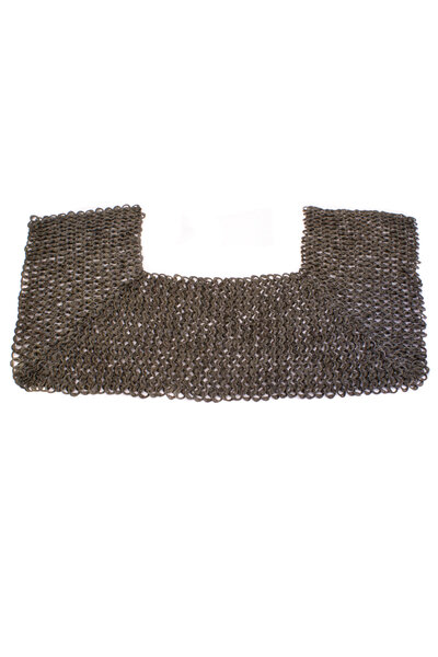 Chain mail shoulder piece, round rings - round rivets, 8 mm - Celtic Webmerchant