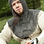 Coif mit dreieckigem Visier, Rundringe - Rundnieten, 8 mm - Celtic Webmerchant