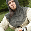 Coif with triangular visor, round rings - round rivets, 8 mm - Celtic Webmerchant