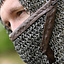 Coif mit dreieckigem Visier, Rundringe - Rundnieten, 8 mm - Celtic Webmerchant