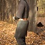 Haubergeon with split, black, unriveted 9 mm - Celtic Webmerchant
