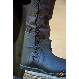 Middelalderlige ankelstøvler Galahad, sort - Celtic Webmerchant