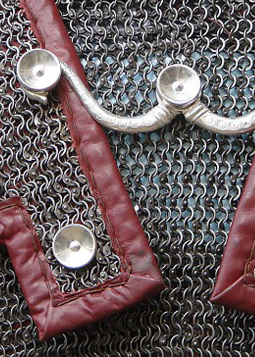 Battle-Merchant Haken & Knöpfe Für Lorica Hamata - 14-tlg Set Versilbert Chassenard