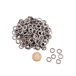 1 kg Flach unNieted Ringe, 8 mm - Celtic Webmerchant