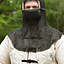 Coif with square visor, blackened, 8 mm - Celtic Webmerchant