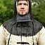 Coif with square visor, blackened, 8 mm - Celtic Webmerchant