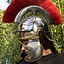 Römischer Legionärshelm mit roter Haube - Celtic Webmerchant